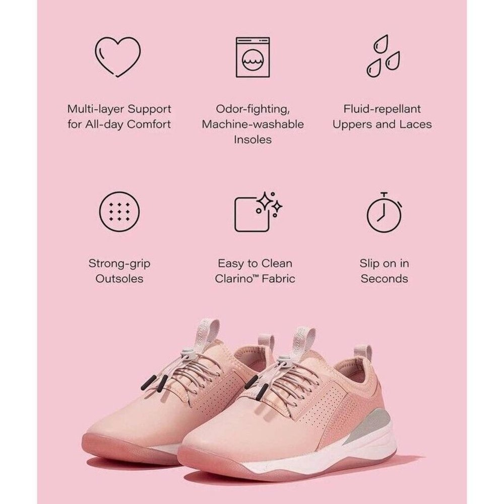 LIMITED EDITION Women's Pink Up Classic Clove Sneakers, size 9.5